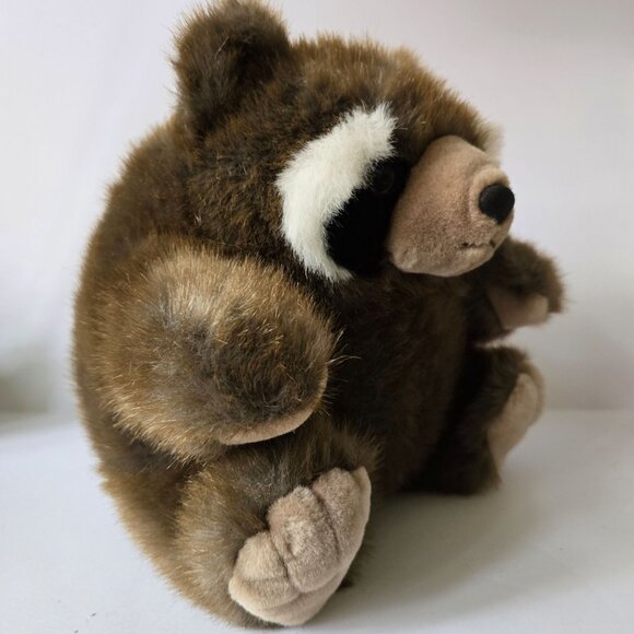 Mary Meyer Plush Raccoon Stuffed Animal Toy 10" Brown Eyes - Picture 14 of 16